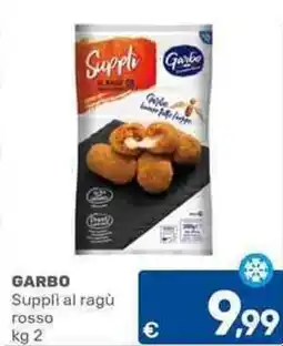 C+C Cash and Carry GARBO Suppli al ragù rosso offerta