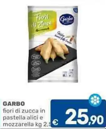 C+C Cash and Carry Garbo fiori di zucca in pastella alici e mozzarella offerta