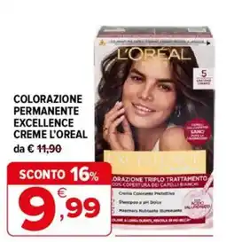 Iperal Colorazione permanente Excellence Creme L'Oreal offerta