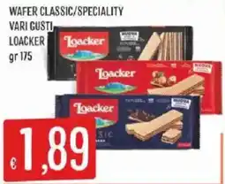 Sisa Wafer Classic/Speciality Loacker offerta