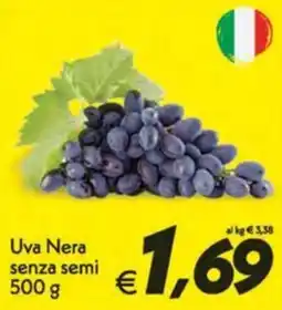 Iper Super Conveniente Uva Nera senza semi offerta