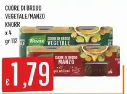 Sisa Cuore di brodo vegetale/manzo Knorr offerta