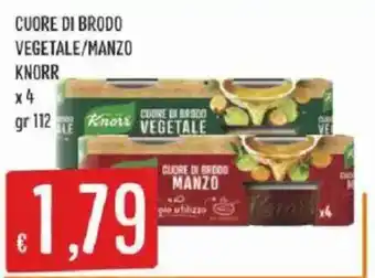 Sisa Cuore di brodo vegetale/manzo Knorr offerta