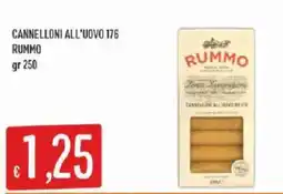 Sisa Cannelloni all'uovo 176 Rummo offerta