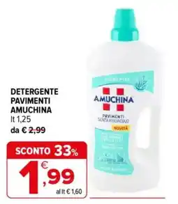 Iperal Detergente pavimenti Amuchina offerta