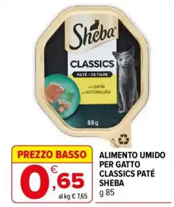Iperal ALIMENTO UMIDO PER GATTO CLASSICS PATÉ SHEBA offerta