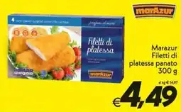 Iper Super Conveniente Marazur Filetti di platessa panato offerta