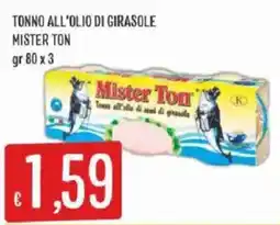 Sisa Tonno all'olio di girasole Mister Ton offerta