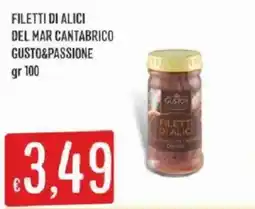 Sisa GUSTO&PASSIONE FILETTI DI ALICI offerta