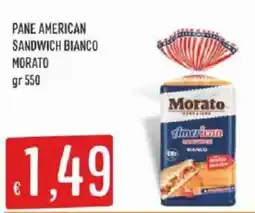 Sisa PANE AMERICAN SANDWICH BIANCO MORATO offerta