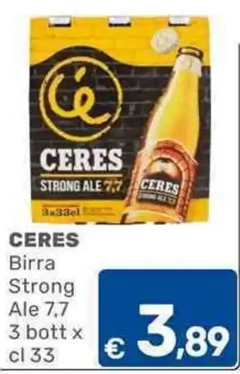 C+C Cash and Carry CERES Birra Strong Ale 7,7 offerta