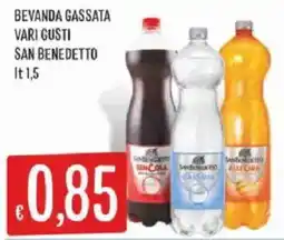 Sisa Beveranda gassata vari gusti San Benedetto offerta
