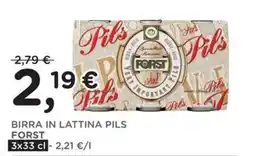 Poli BIRRA IN LATTINA PILS FORST offerta