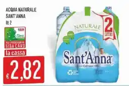 Sisa Acqua naturale Sant'Anna offerta