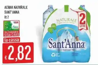 Sisa Acqua naturale Sant'Anna offerta