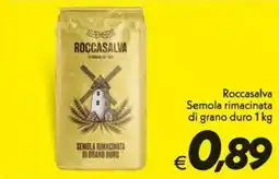Iper Super Conveniente Roccasalva Semola rimacinata di grano duro offerta