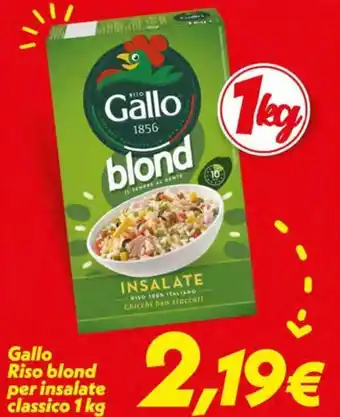 Iper Super Conveniente Gallo Riso blond per insalate classico offerta