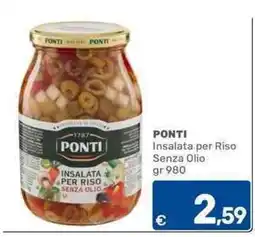C+C Cash and Carry PONTI Insalata per Riso Senza Olio offerta