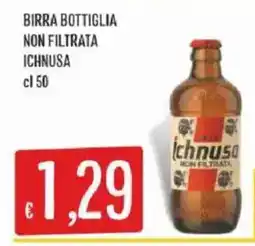 Sisa Birra bottiglia non filtrata Ichnusa offerta