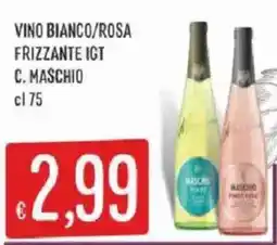 Sisa Vino Bianco/Rosa Frizzante IGT C. Maschio offerta