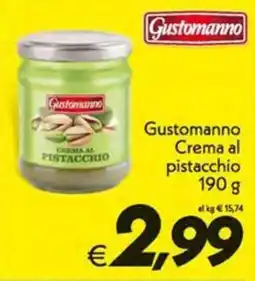 Iper Super Conveniente Gustomanno Crema al pistacchio offerta