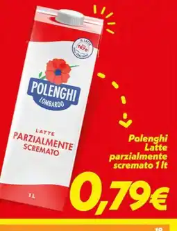 Iper Super Conveniente Polenghi Latte parzialmente scremato offerta
