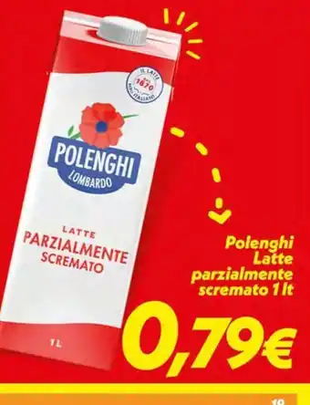 Iper Super Conveniente Polenghi Latte parzialmente scremato offerta