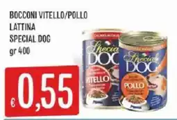 Sisa Bocconi Vitello/Pollo Lattina Special Dog offerta