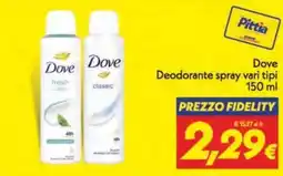 Iper Super Conveniente Dove Deodorante spray offerta