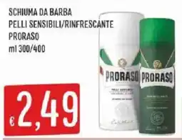 Sisa Schiuma da barba Proraso offerta