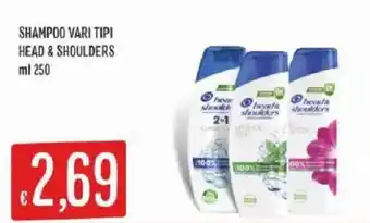 Sisa Shampoo vari tipi Head & Shoulders offerta