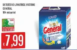 Sisa Detersivo lavatrice fustone General offerta