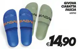 Iper Super Conveniente GIVOVA CIABATTA FASCIA uomo offerta