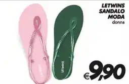 Iper Super Conveniente LETWINS SANDALO MODA donna offerta