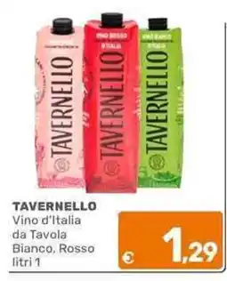 C+C Cash and Carry TAVERNELLO Vino d'Italia da Tavola Bianco, Rosso offerta