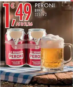 Crai Peroni birra offerta