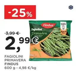 Poli Fagiolini Primavera Findus offerta