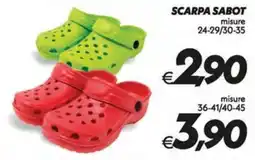 Iper Super Conveniente SCARPA SABOT offerta