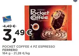 Poli Pocket Coffee espresso FERRERO offerta