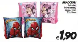 Iper Super Conveniente BRACCIOLI Minnie/Principesse/Spider-man offerta