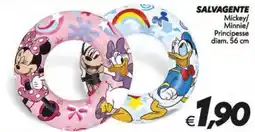 Iper Super Conveniente SALVAGENTE Mickey/ Minnie/ Principesse offerta