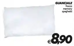Iper Super Conveniente GUANCIALE fiocco memory spaghetti offerta