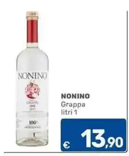 C+C Cash and Carry NONINO Grappa offerta
