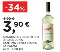 Poli Aragosta Vermentino di Sardegna offerta