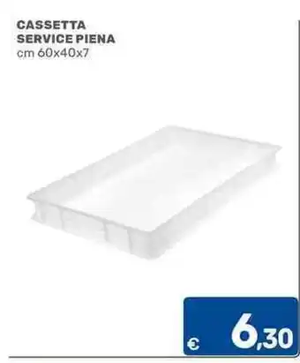 C+C Cash and Carry CASSETTA SERVICE PIENA offerta