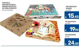 C+C Cash and Carry Scatole asporto pizza prezzi speciali su offerta