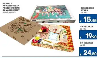 C+C Cash and Carry Scatole asporto pizza prezzi speciali su offerta