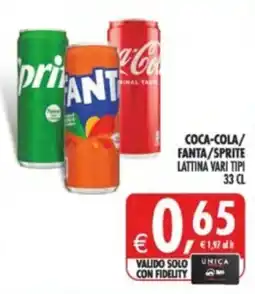 Deco Supermercati Coca-Cola/Fanta/Sprite offerta