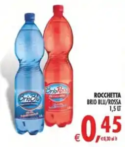 Deco Supermercati Rocchetta Brio Blu/Rossa offerta