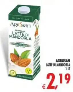 Deco Supermercati Agrosan Latte di Mandorla offerta